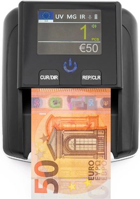 Автоматический детектор валют EUR, USD, GBP Zenacasa 0411 фото