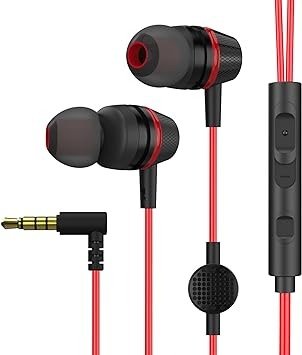 Дротові навушники-вкладиші 1Mii Ankbit E100 Pro з мікрофоном (червоні) 0298 фото