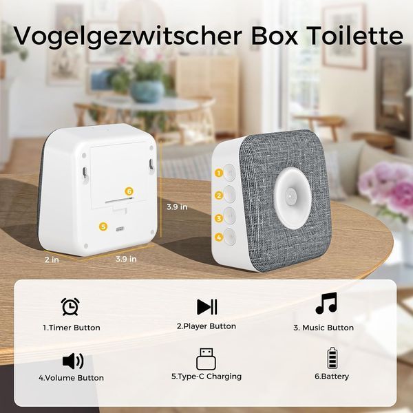 Акустическая релакс-система COTINSE HWBOX-01 с датчиком движения и звуками природы Grey M3091 фото