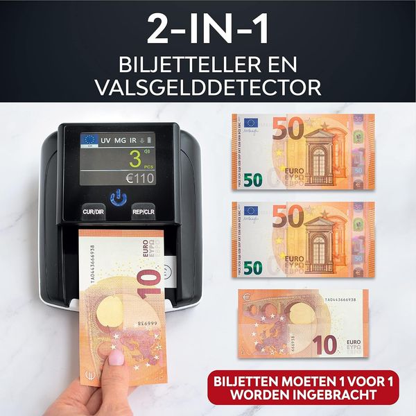Автоматический детектор валют EUR, USD, GBP Zenacasa 0411 фото