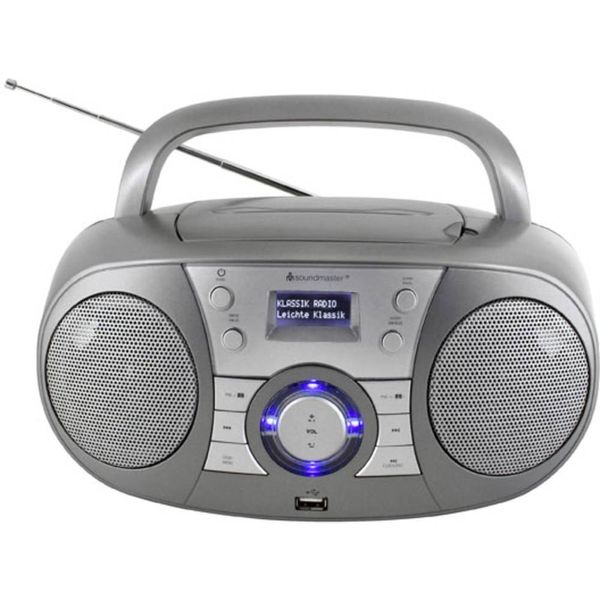 Бумбокс CD/MP3 с DAB+/FM Soundmaster SCD1800TI, Bluetooth, USB m045 фото