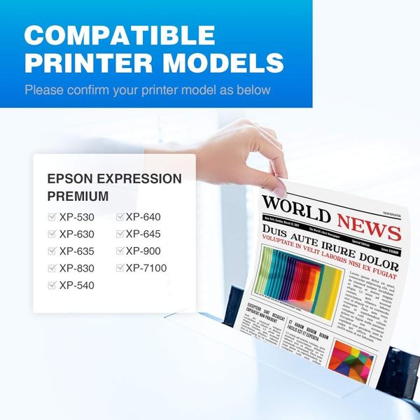 Перезаправляемые картриджи 10 шт ONEINK для принтеров Epson 33XL 0837 фото
