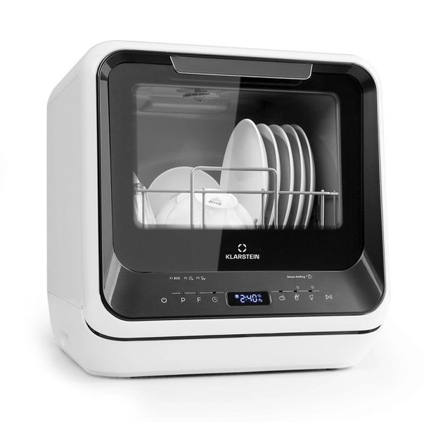 Міні посудомийна машина Klarstein Amazonia Mini (10033480), біла з чорним 10033480 фото