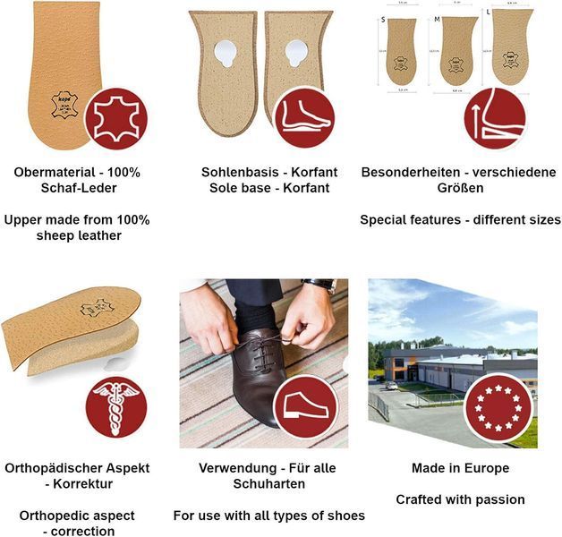 Подпятник корректирующий Kaps Topmed Plus (высота 5 мм/0,2 дюйма &ndash; размер S) T0048 фото