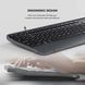 Беспроводная Bluetooth клавиатура с подсветкой Holkonbe для Mac, темно-серый 0036 фото 3