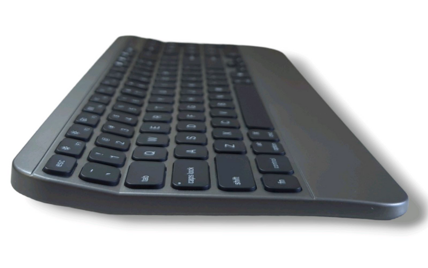 Бездротова Bluetooth клавіатура з підсвіткою Holkonbe для Mac, темно-сірий 0036 фото