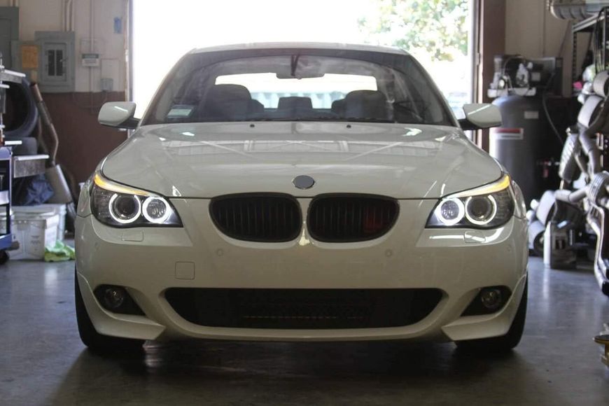 Белые светодиодные габаритные лампы «ангельские глаза» для BMW 5/6/7/X3/X5 (E39/E53/E60/E63/E64/E65/E66/E83) 1502 фото