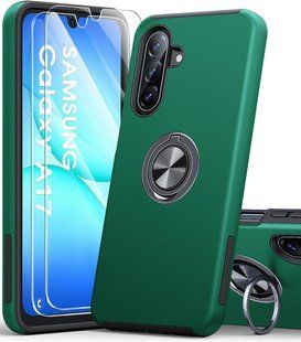 Чохол для Samsung Galaxy A17 5G із захисним склом та тримачем T3625 фото