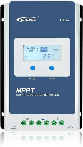 Контроллер солнечной панели EPEVER 20A MPPT (Tracer2210AN) с ЖК-дисплеем 12 В/24 В 0131 фото