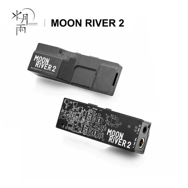 ЦАП із підсилювачем звуку для навушників на CS43198 з 3.5/4.4 MoonDrop MOONRIVER 2, чорний 0420 фото