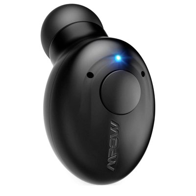 Беспроводной Bluetooth-наушник с микрофоном MPOW EM16, черный 0983 фото