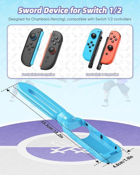Аксесуар меч для контролерів Nintendo Switch та Switch 2 T3679 фото