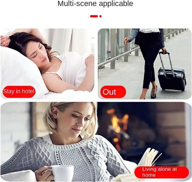 Портативний стопор для дверей Amusediy JBMDN Red T2952 фото