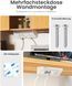 Мережевий подовжувач кутовий HONIZER 7-в-1 (4 розетки, 2 USB-C, 1 USB-A) з вимикачами 2 м White M3151 фото 3