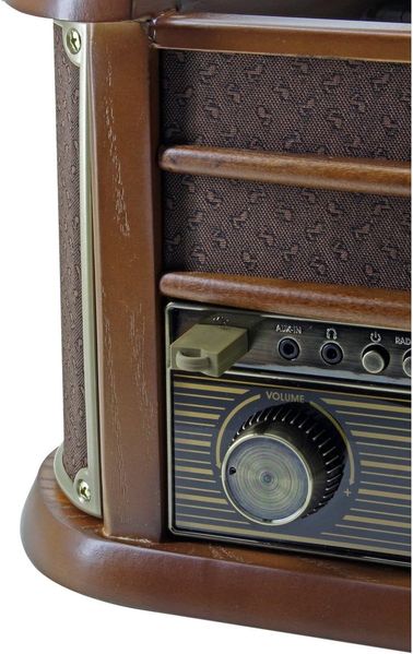 Вініловий програвач і FM-радіо у ретро стилі Soundmaster NR545DAB USB, CD m002 фото