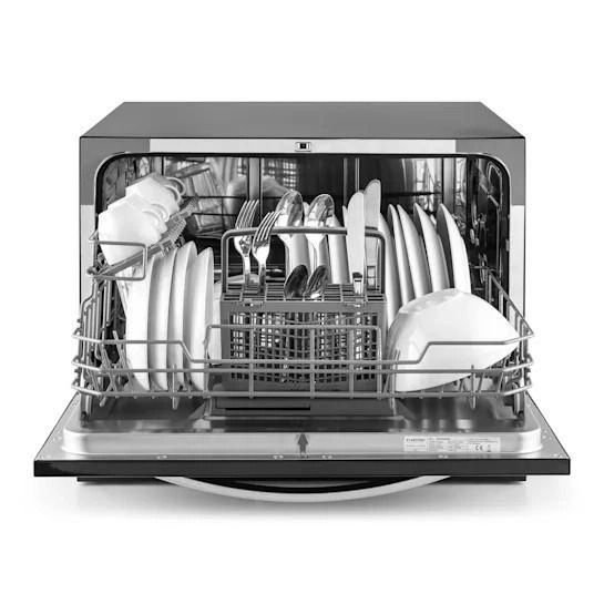 Вбудована посудомийна машина 55x43,5x50 см KLARSTEIN Amazonia 6 Luminance 1380 Вт, чорний (10028327) 10028327 фото
