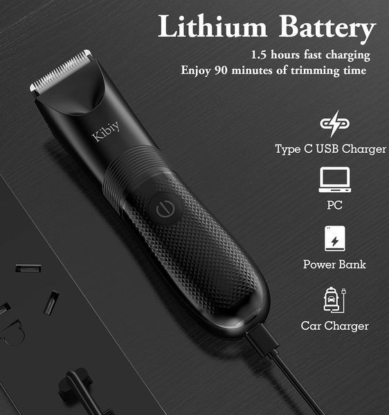Тример для тіла для чоловіків IPX7 Kibiy T2076 фото