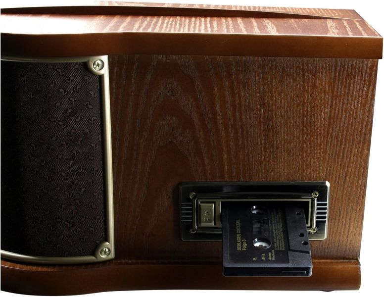 Вініловий програвач і FM-радіо у ретро стилі Soundmaster NR545DAB USB, CD m002 фото