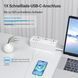 Настільний подовжувач з USB C PD 20 Вт 2 м STGAROT T1841 фото 6
