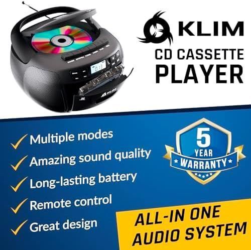 Магнитола CD Cassette Tape Player Bluetooth AM FM Radio M3825 фото