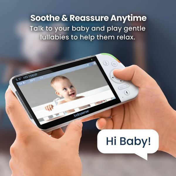 Видеоняня Babysense MaxView 5.5" 1080p Full HD с 2 камерами (Б/У) M3415 фото