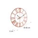 Часы настенные металлические Blumfeldt Queensway 60 см, розовое золото (10039372) 10039372 фото 7