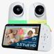 Видеоняня Babysense MaxView 5.5" 1080p Full HD с 2 камерами (Б/У) M3415 фото 1