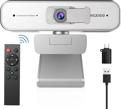 Веб-камера для конференций NexiGo Zoom N940P 2K, 1080P, 60FPS, 3-х увеличение, двойной микрофон 0337 фото