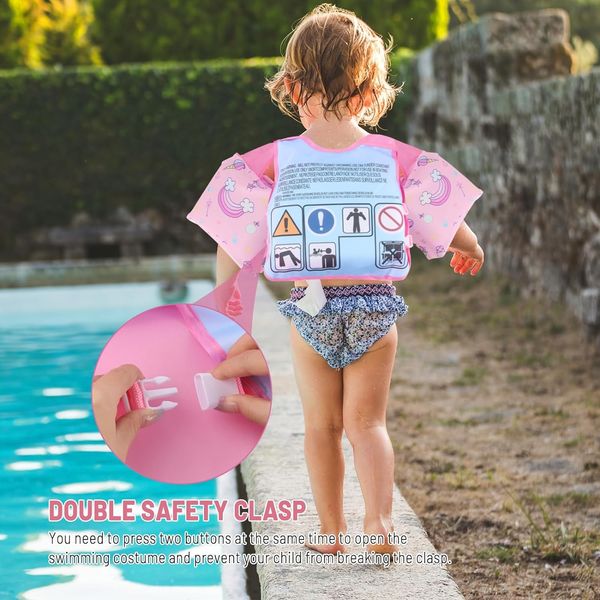 Дитячий нарукавний жилет Actoys для плавання для дівчаток 3-6 років, 14-25 кг 0894 фото