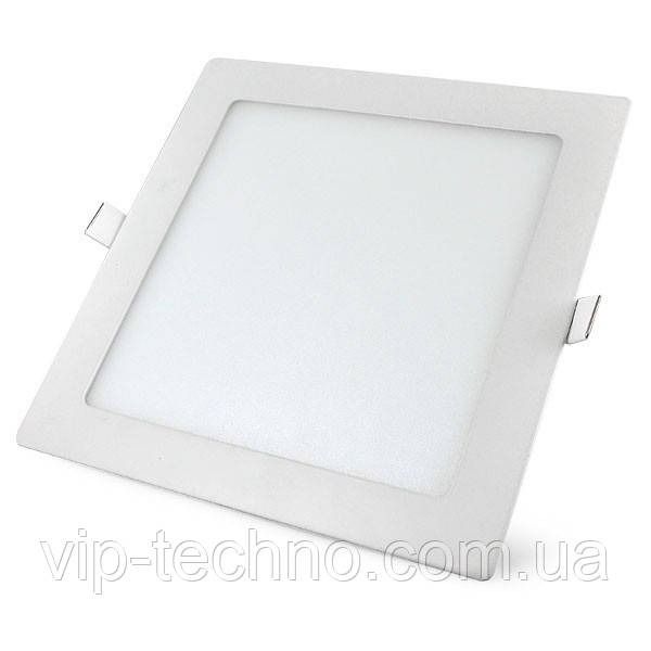 Врезной потолочный LED светильник 24W/3000K, квадратный (29.5 х 29.5) 0589 фото