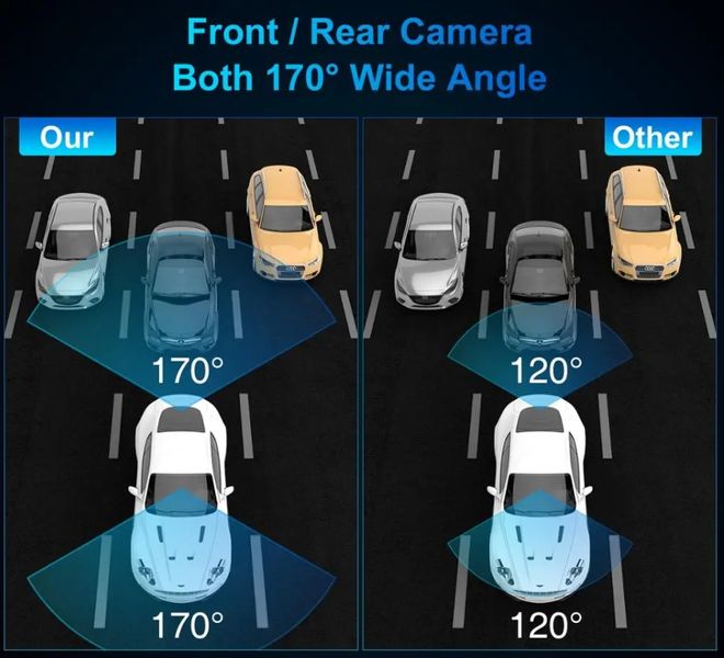 Відеореєстратор-дзеркало 10" для автомобіля з камерою заднього огляду 4K та GPS THIEYE Carview 4 Dash Cam 4K 0135 фото