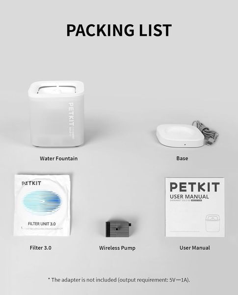 Автоматичний фонтанчик для котів PETKIT EVERSWEET SOLO SE T2669 фото