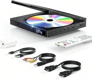 Компактний DVD-плеєр з підтримкою 1080p та HDMI для телевізора M3828 фото