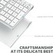 Комплект бездротової клавіатури та миші iClever GK-03 - безшумна, з пиловою плівкою, для Windows 0038 фото 7