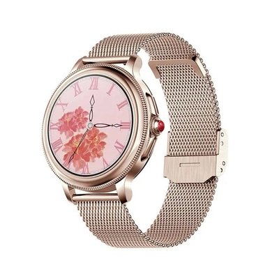 Жіночий смарт годинник, розумний браслет Smart Caring Fashion Plus, золотий 1018-1 фото