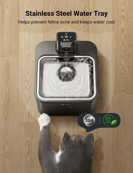 Бездротовий фонтан для котів  DownyPaws Cat Water Fountain 2,5 л T1694 фото