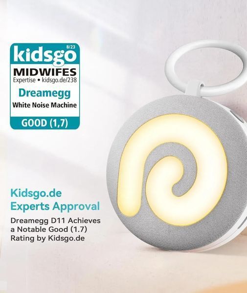 Генератор белого шума с колыбельными и ночниками Dreamegg Baby D11 T1002 фото