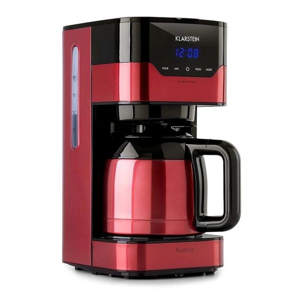 Крапельна кавоварка Klarstein Arabica EasyTouch Control RED 800 Вт, червоний (10035588) 10035588 фото