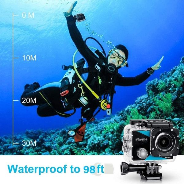 Підводна камера 30M 1080P 30fpsз акумуляторними батареями 2 × 900mAh Jadfezy 0976 фото