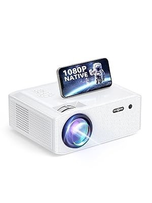 Мини-проектор 1080P Paris Rhone 12000L с поддержкой 4K совместим с TV Stick, iOS и Android, PS5 0179 фото
