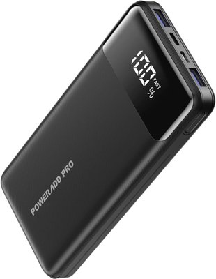 Павербанк POWERАDD PRO, акумуляторна батарея 20000 мАг, сумісний з iPhone, швидка зарядка 1093 фото