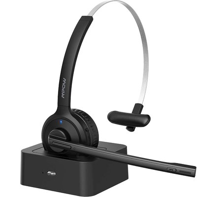 Безпровідні навушники Mpow M5 Pro з Bluetooth 5,0 з мікрофоном і док-станцією, чорні (BH231A) 0341 фото
