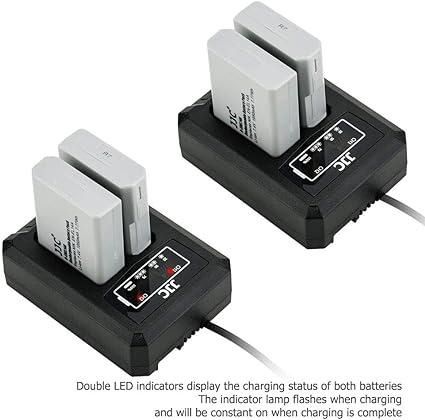USB Зарядний пристрій JJC EN-EL14a з двома роз'ємами для камери Nikon 0686 фото