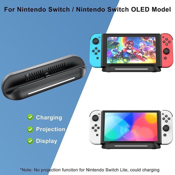 Док-станція 5-в-1 для Nintendo Switch OLED TV T1056 фото