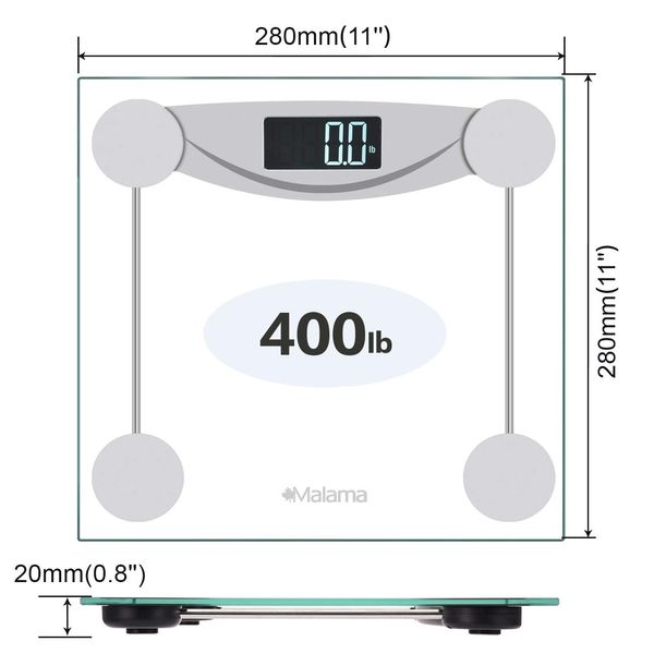 Цифрові ваги для ванної кімнати Malama 1625 фото