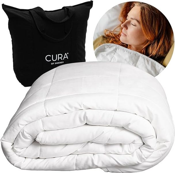 Отягощенное антистрессовое одеяло CURA Pearl Classic 135 x 200 см 11 кг cura фото