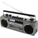 Аудіоплеєр MP3 soundmaster SRR70TI 2x15W режим запису, мікрофон, будильник, сірий m008 фото 1