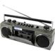 Аудіоплеєр MP3 soundmaster SRR70TI 2x15W режим запису, мікрофон, будильник, сірий m008 фото 7