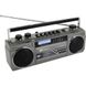 Аудіоплеєр MP3 soundmaster SRR70TI 2x15W режим запису, мікрофон, будильник, сірий m008 фото 3