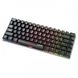 Механічна клавіатура Ajazz AK33 Geek RGB, 82 клавіші, чорний, LED-підсвічування 0221 фото 1